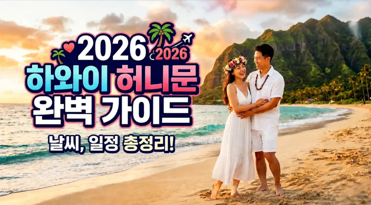 2026년 하와이 허니문 완벽 가이드 | 신혼부부가 꼭 알아야 할 최신 정보