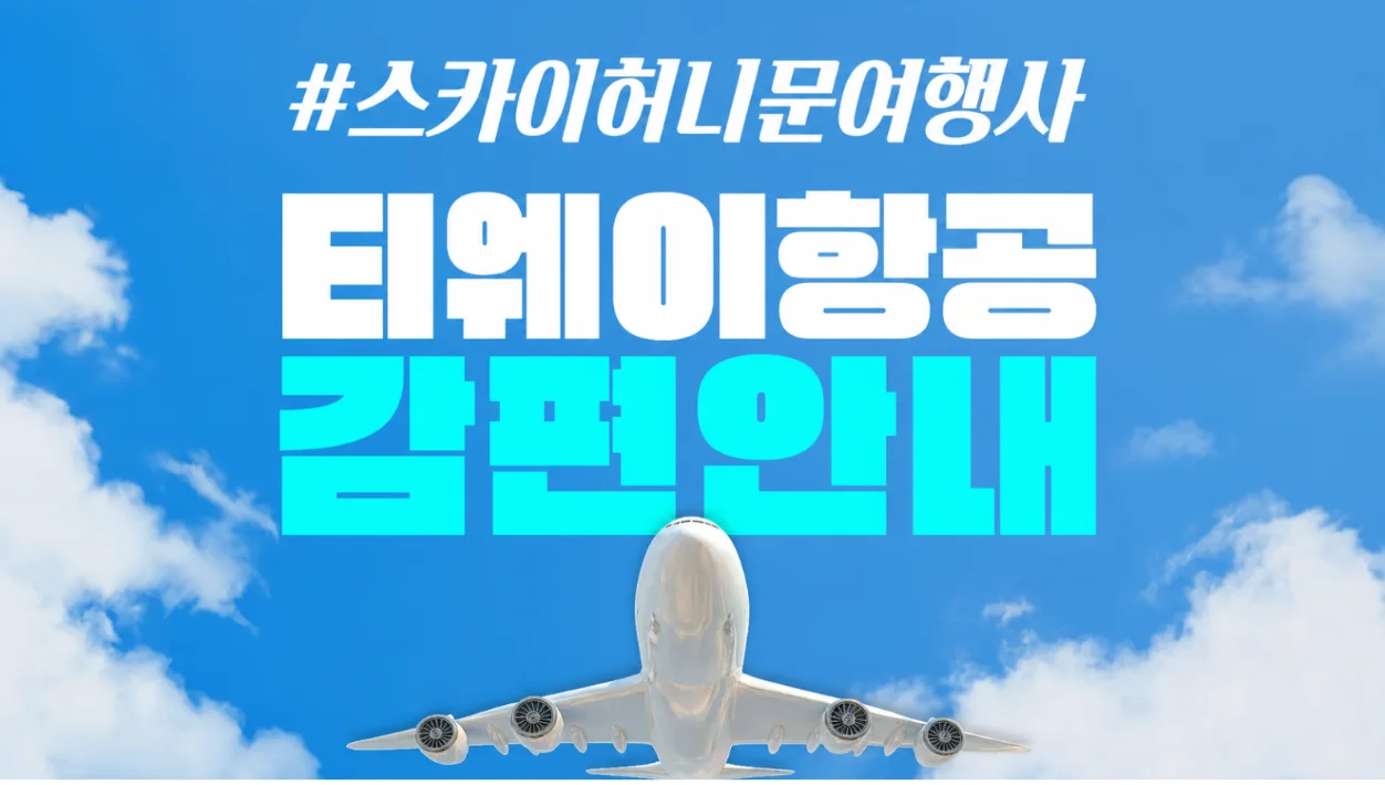 [긴급 공지] 티웨이항공 파리 노선 일부 운휴(감편) 안내 및 스케줄 변경 팁 (ft. 울산 스카이허니문 해결 후기)