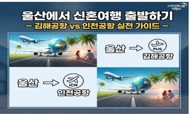 울산에서 신혼여행 출발하기 — 김해공항 vs 인천공항 실전 가이드