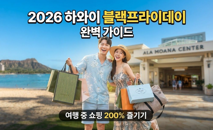 2026 하와이 블랙프라이데이 완벽 가이드 | 여행 중 쇼핑 200% 즐기기